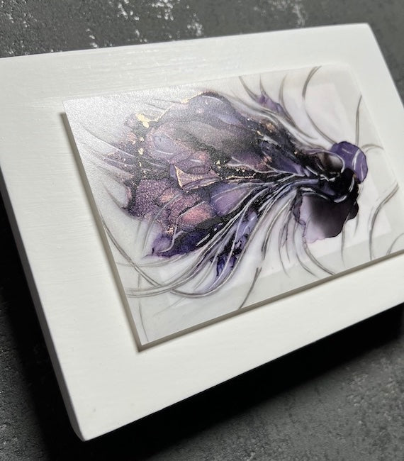 Purple Wall Art, Surreal Painting, Otherworldly — FLOURISH
