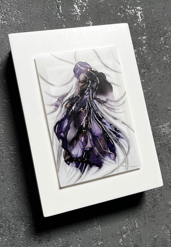 Purple Wall Art, Surreal Painting, Otherworldly — FLOURISH