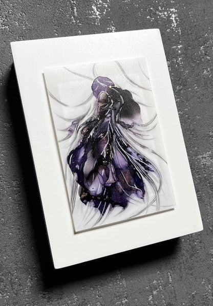 Purple Wall Art, Surreal Painting, Otherworldly — FLOURISH